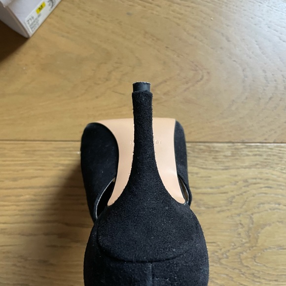 Nine West galaxy black suede heels size 7.5 - Picture 5 of 15